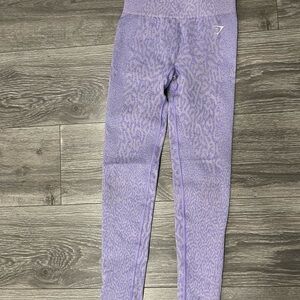 Gymshark Lavender Patterned Leggings